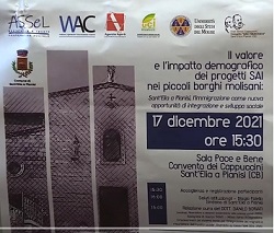 Convegno “Impatto demografico dei progetti SAI nei piccoli borghi molisani”.